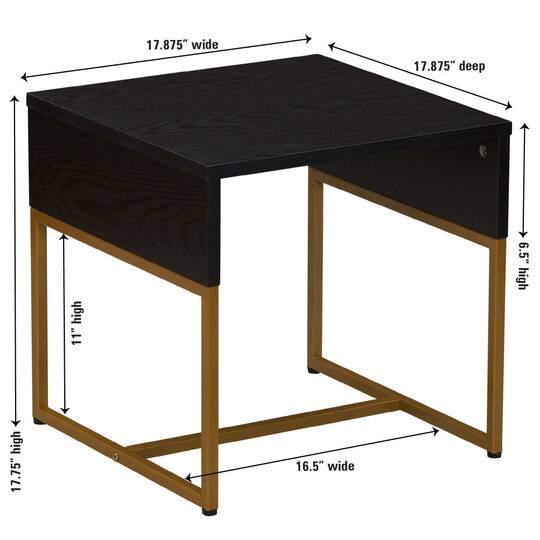 Household Essentials 18" Wrap End Table